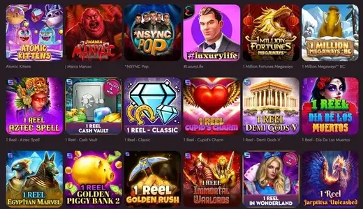 The All Games lobby of Mr Fortune with rows of slot tiles